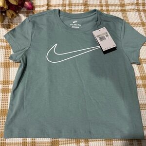 Nike Teal Tee with White Swoosh